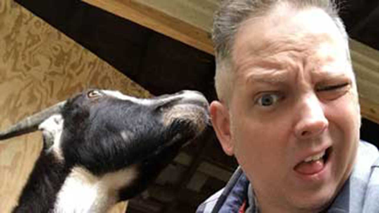 Rick and some goats